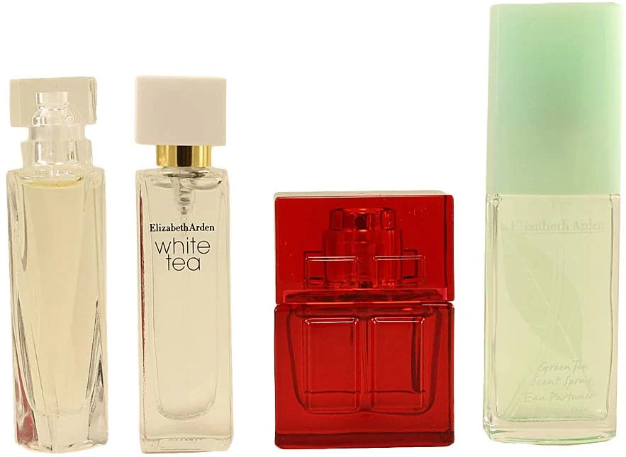 ELIZABETH ARDEN 5TH AVENUE FOR WOMEN EDP 7.5ML+RED DOOR EDT 10ML+WHITE TEA EDT 10ML+GREEN TEA 15ML SET
