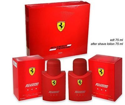 FERRARI Scuderia Red Set Regalo For Men - EDT 75 ml + After Shave 75 ml