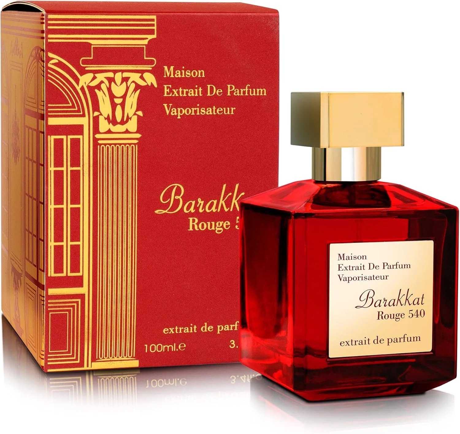 Fragrance World Barakkat Rouge 540 Perfume For Unisex Extrait De Parfum 100ml - Image 2
