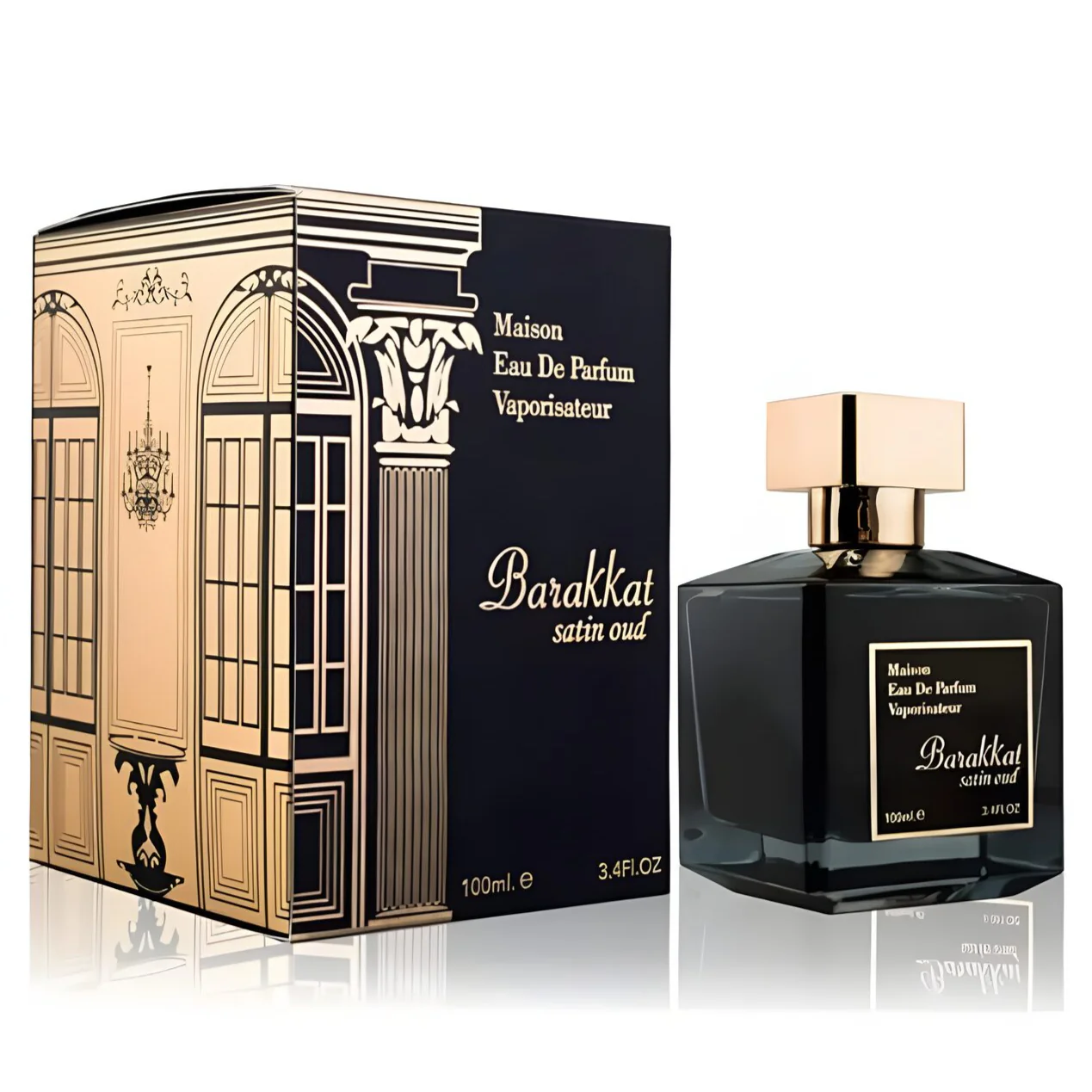 Fragrance World Barakkat Satin Oud Perfume For Unisex EDP 100ml - Image 2