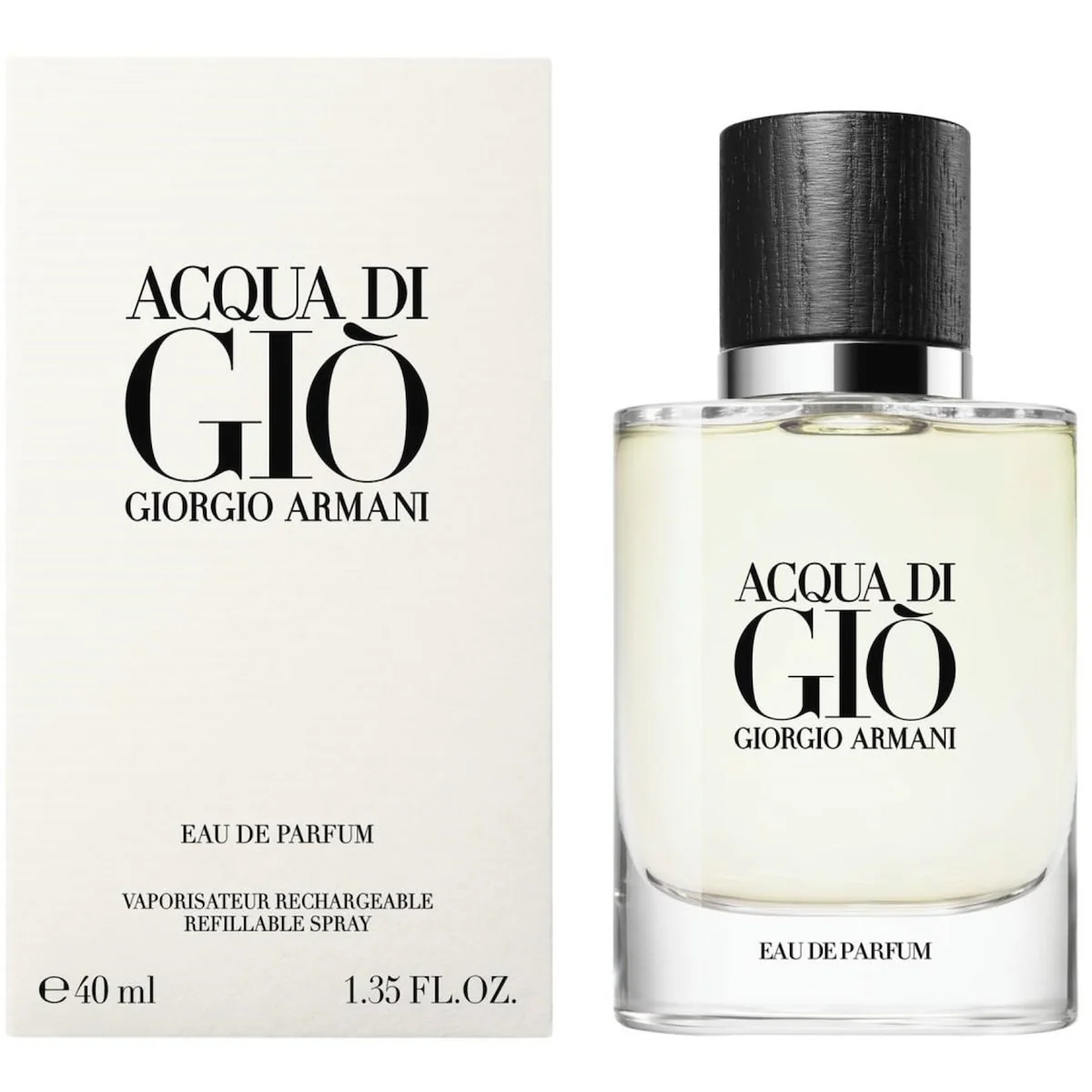 Giorgio Armani Acqua Di Gio Eau De Parfum For Men - Aromatic Aquatic Perfume 40ml Refillable - Image 2