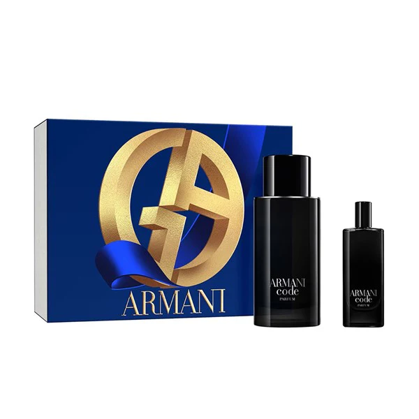 Giorgio Armani Armani Code Pour Homme For Men Set Parfum 125ml Refillable + Parfum 15ml - Image 2