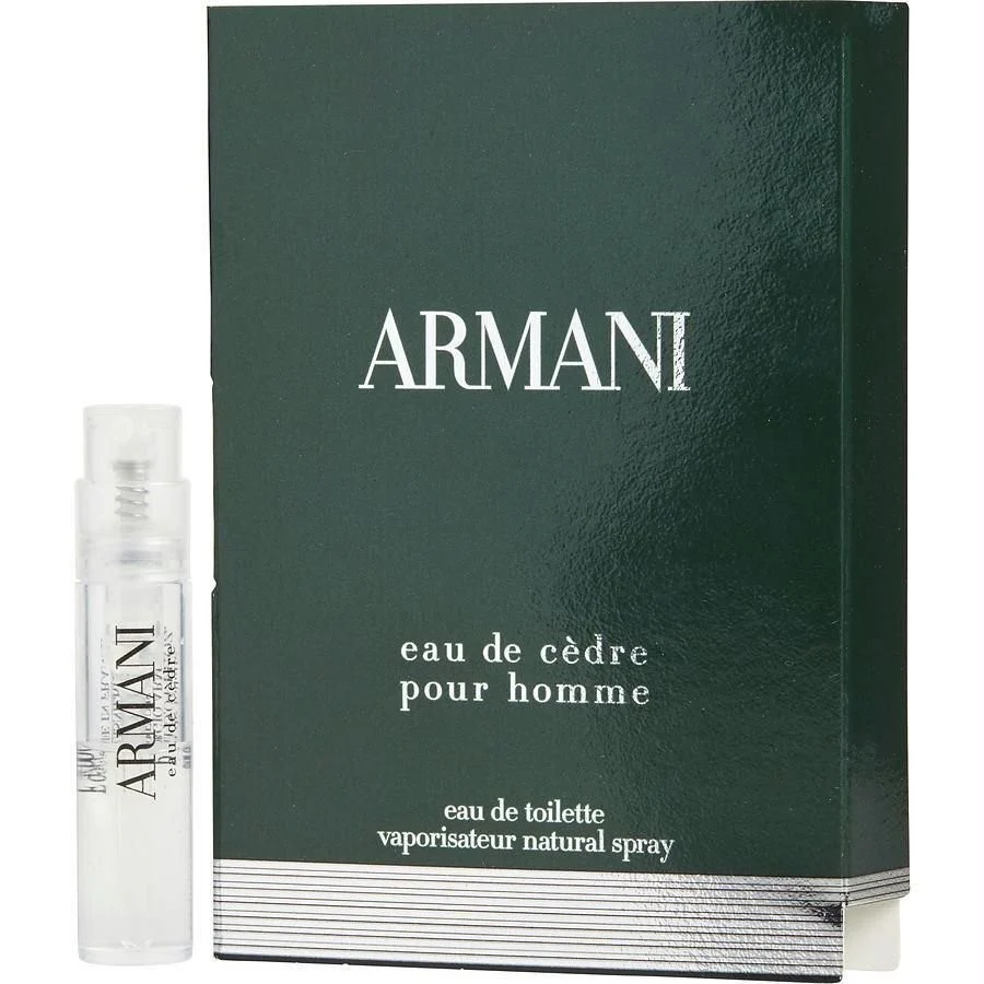 Giorgio Armani Armani Eau de Cèdre Pour Homme - Tube Spray For Men - EDT 1.2 ml