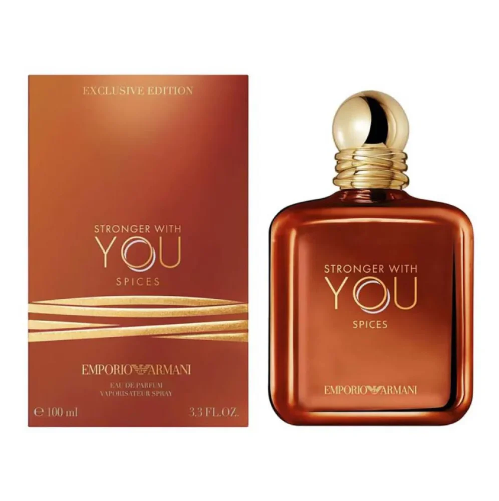 Giorgio Armani Emporio Armani Stronger With You Spices Exclusive Edition EDP For Unisex - Oriental Spicy Perfume 100ml - Image 2