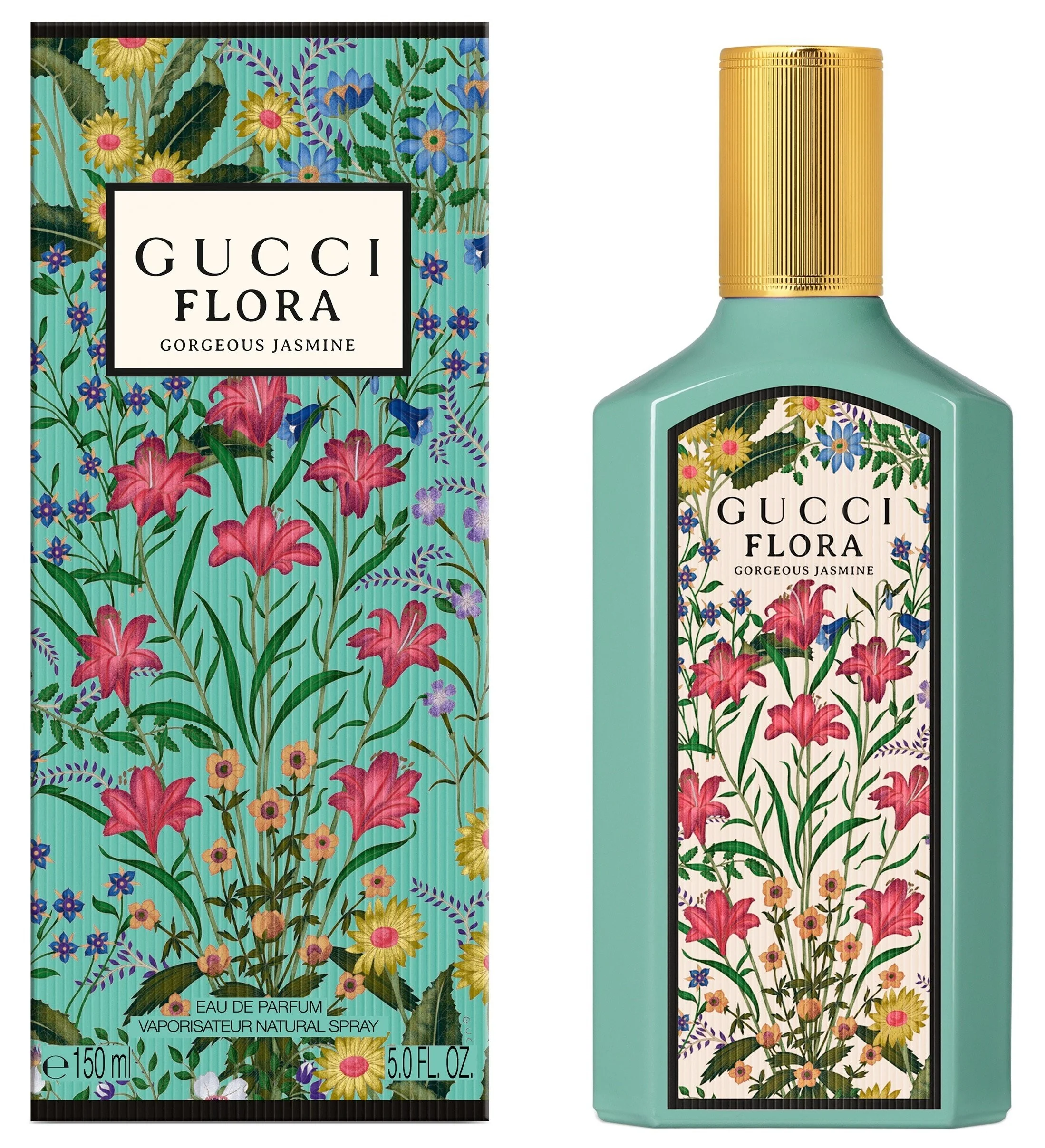 Gucci Flora Gorgeous Jasmine Perfume For Women EDP 150ml - Image 2