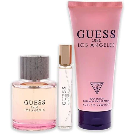 Guess 1981 Los Angeles EDT 100ml+15ml Travel Spray +200ml Body Lotion Set For Women - Image 2