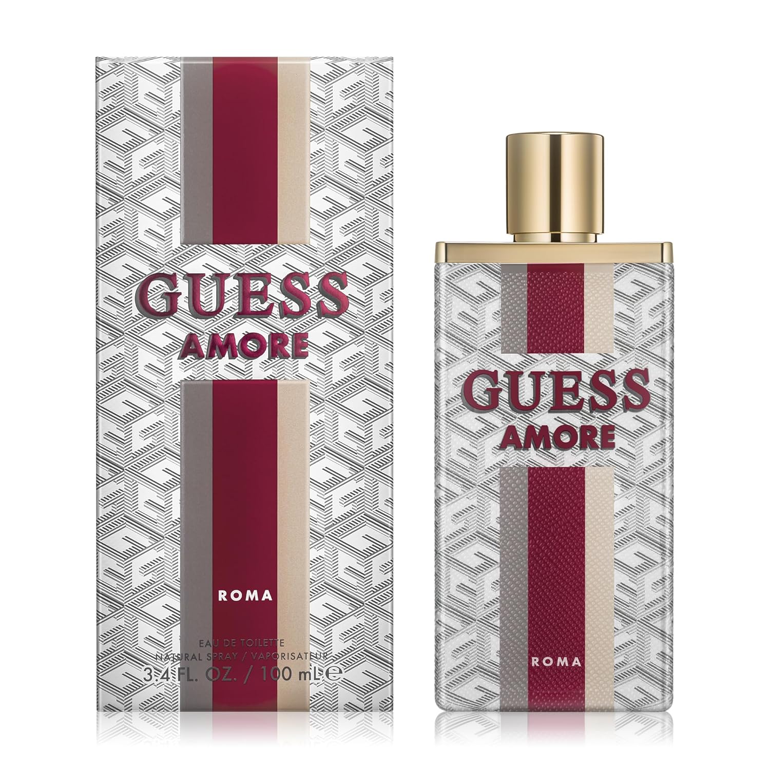 Guess Amore Roma Eau De Toilette For Unisex - Floral Fruity Perfume 100ml - Image 2