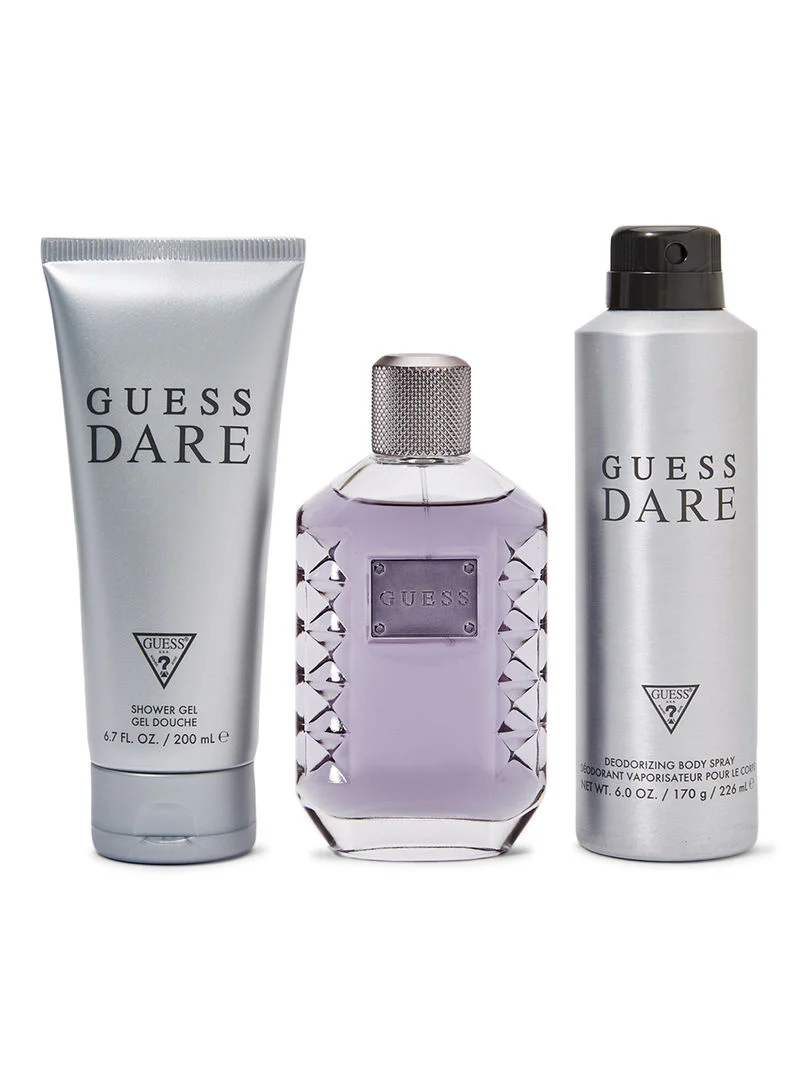 GUESS DARE FOR MEN EDT 100ML+200ML SHAVING GEL+226ML BODY SPRAY SET - Image 2