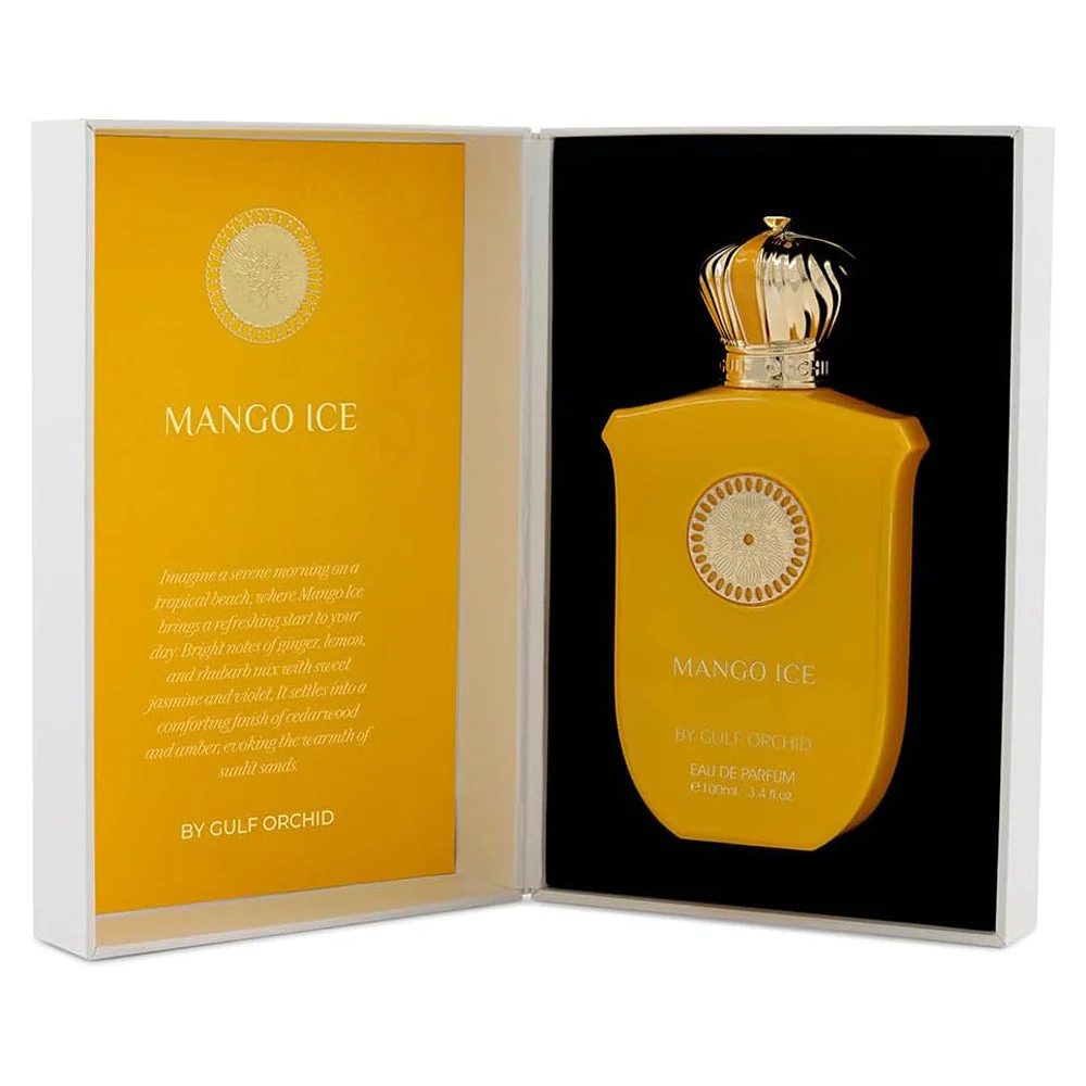 Gulf Orchid Mango Ice Eau De Parfum For Unisex - Aromatic Fruity Perfume 100ml - Image 3