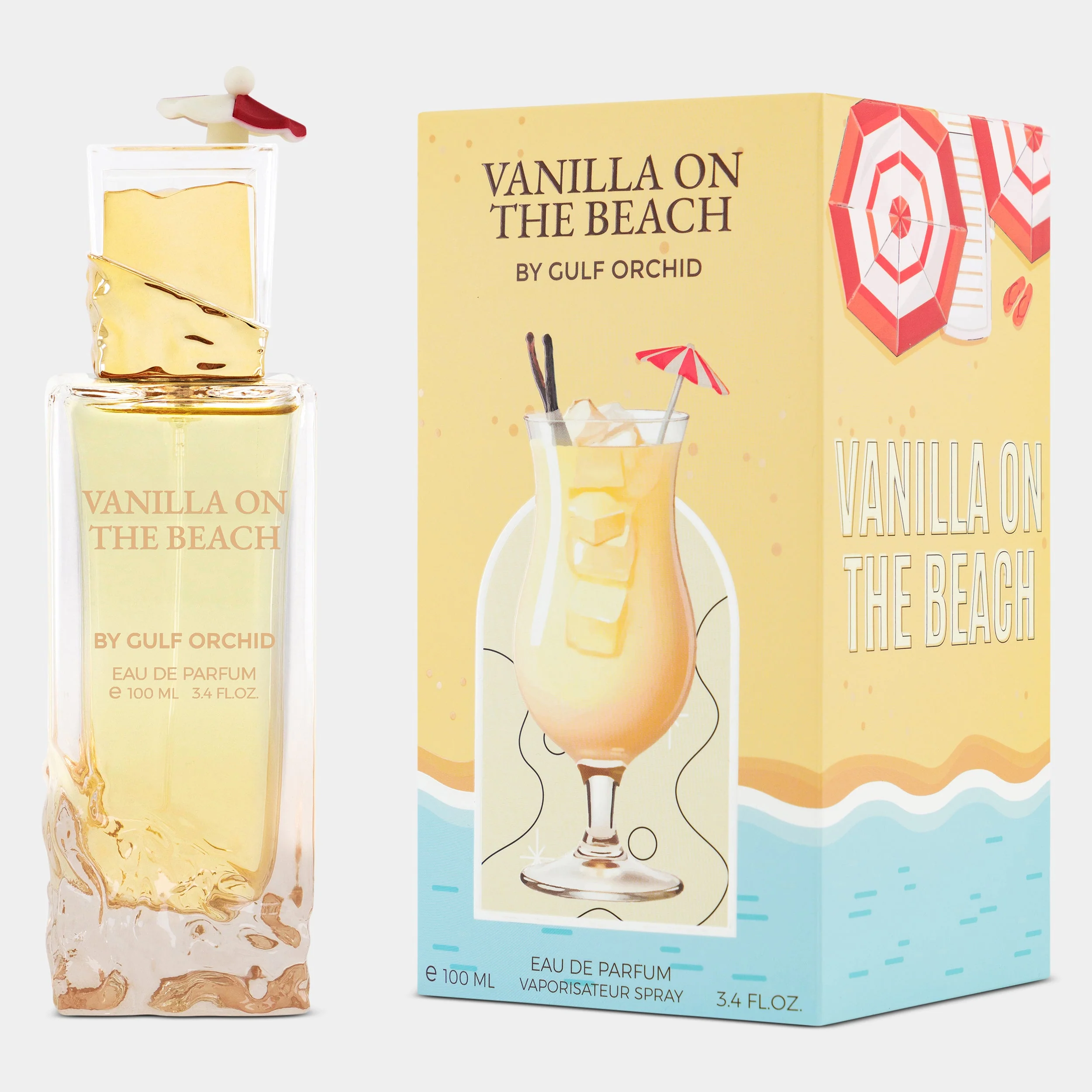 Gulf Orchid Vanilla On The Beach Eau De Parfum For Unisex - Oriental Vanilla Perfume 100ml - Image 2