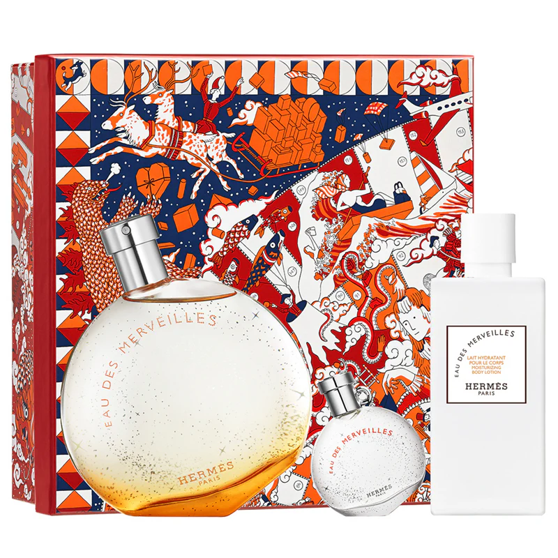 Hermes Eau Des Merveilles Gift Set For women