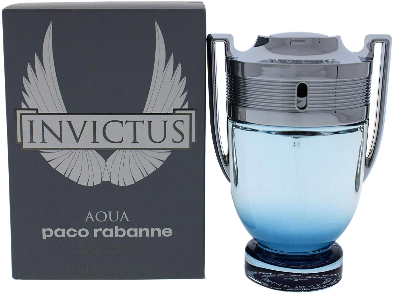 Invictus Aqua by Paco Rabanne - Perfume for Men - Eau de Toilette, 50 ml