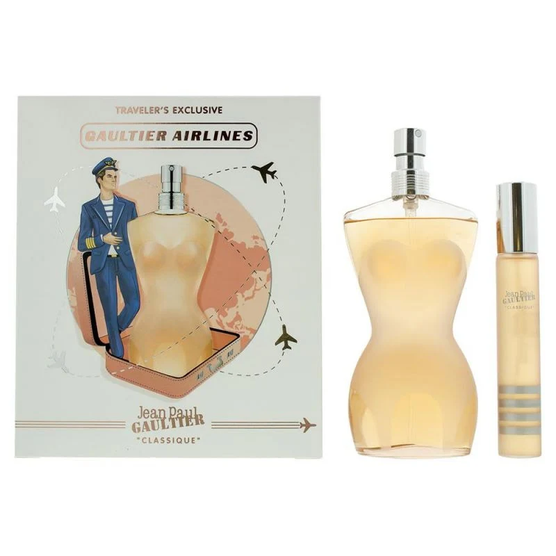 JEAN PAUL GAULTIER CLASSIQUE FOR WOMEN SET EDT 100 ml + EDT 20 ml TRAVELLERS EXCLUSIVE