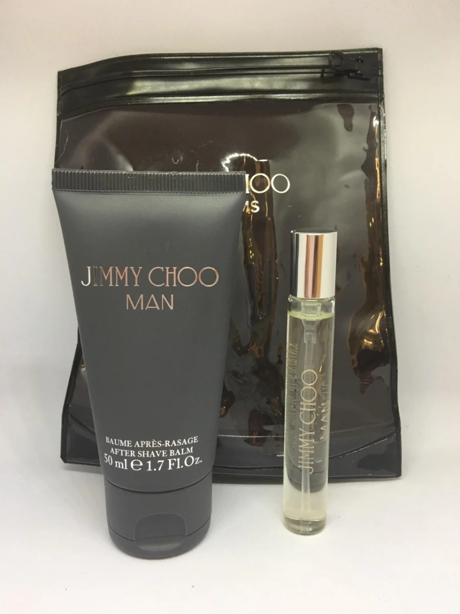 Jimmy Choo Man For Men Mini Set Spray Edt 7.5 ml + Aftershave Balm 50 ml