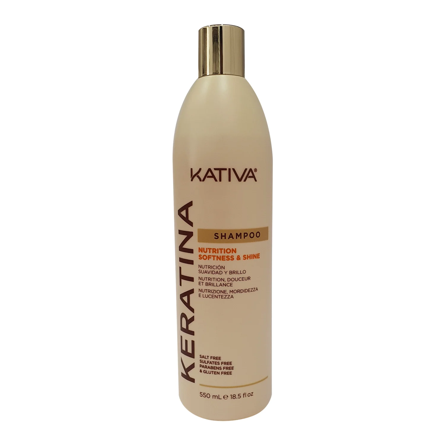 Kativa Keratina Shampoo for All Hair Types, 550ml