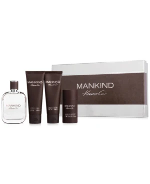 KENNETH COLE MANKIND 100 ML EDT + 100 ML AFTERSHAVE BALM + 100 ML HAIR AND BODY WASH + 75 GM DEODORANT GIFT SET FOR MEN