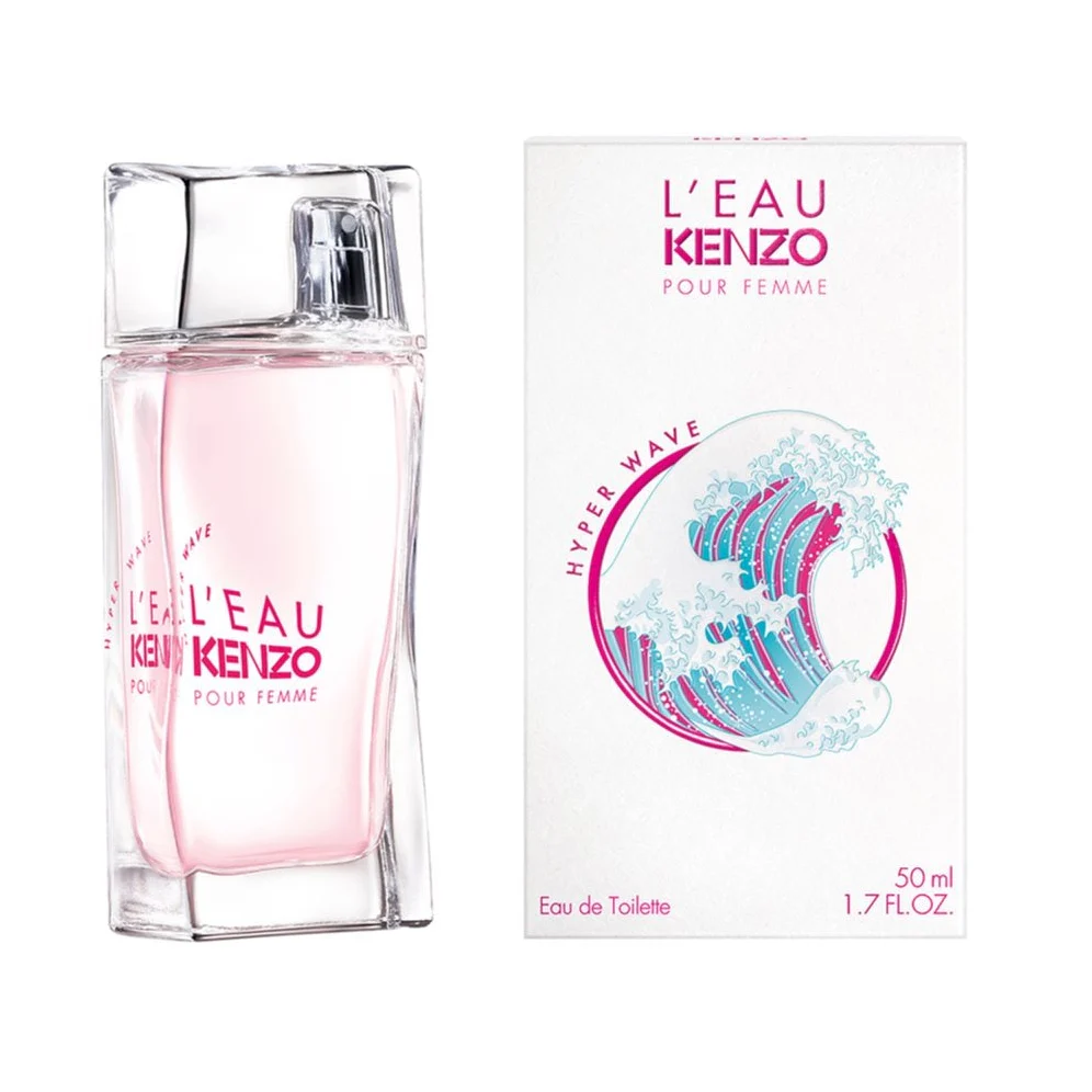 Kenzo L'Eau Kenzo Hyper Wave Pour Femme Eau De Toilette For Women - Floral Aquatic Perfume 50ml - Image 2