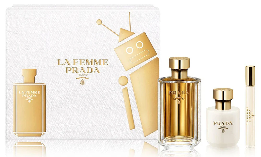 La Femme by Prada EDP 100 ml+ Body Lotion 100 ml & EDP Roll-On 10 ml
