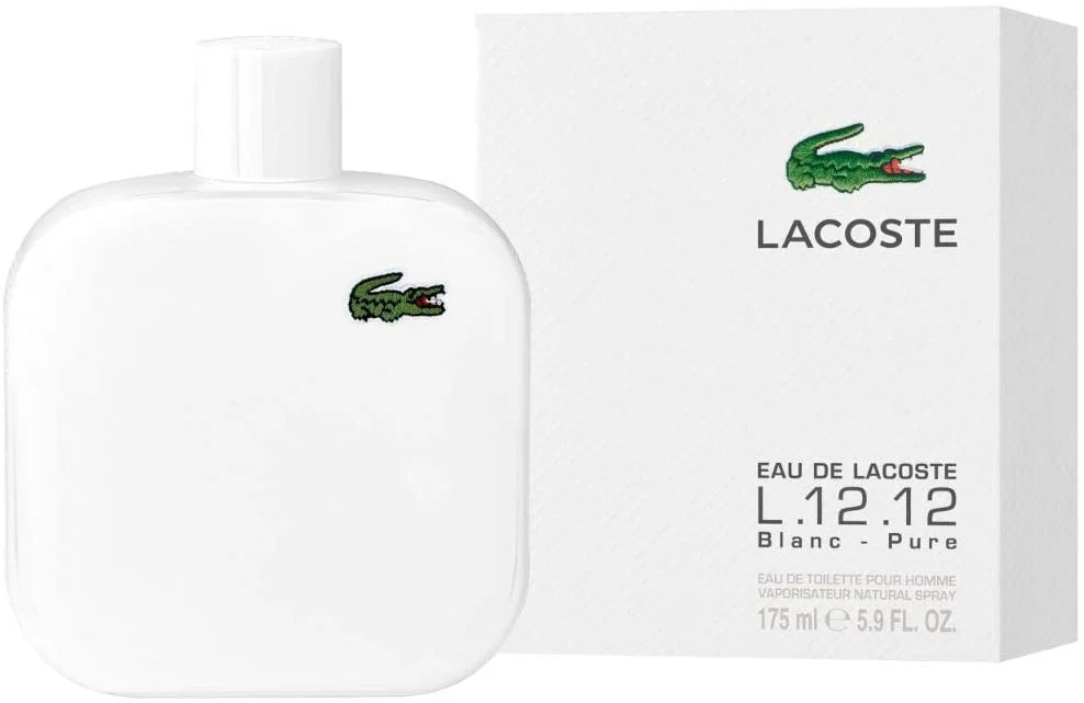 Lacoste Eau De Lacoste L.12.12 Blanc for Men, 5.9 oz EDT Spray.