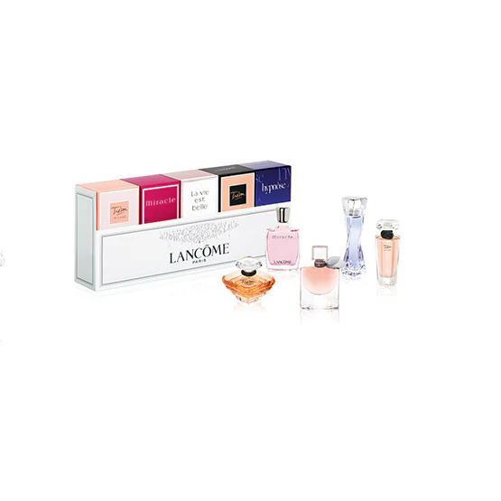 Lancome Hypnose for Unisex  5ml+Tresor  7.5ml+La Vie Est Belle 4ml+Miracle 5ml+Tresor In Love 5ml