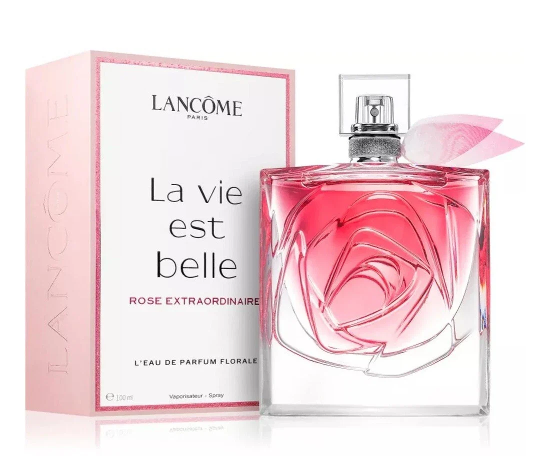 Lancome La Vie Est Belle Rose Extraordinaire L'Eau De Parfum Florale For Women - Floral Oriental Perfume 100ml - Image 2
