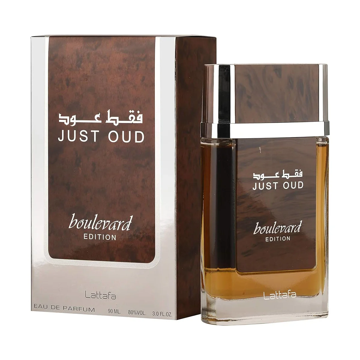 Lattafa Just Oud Boulevard For Unisex, Eau de Parfum, 90ml