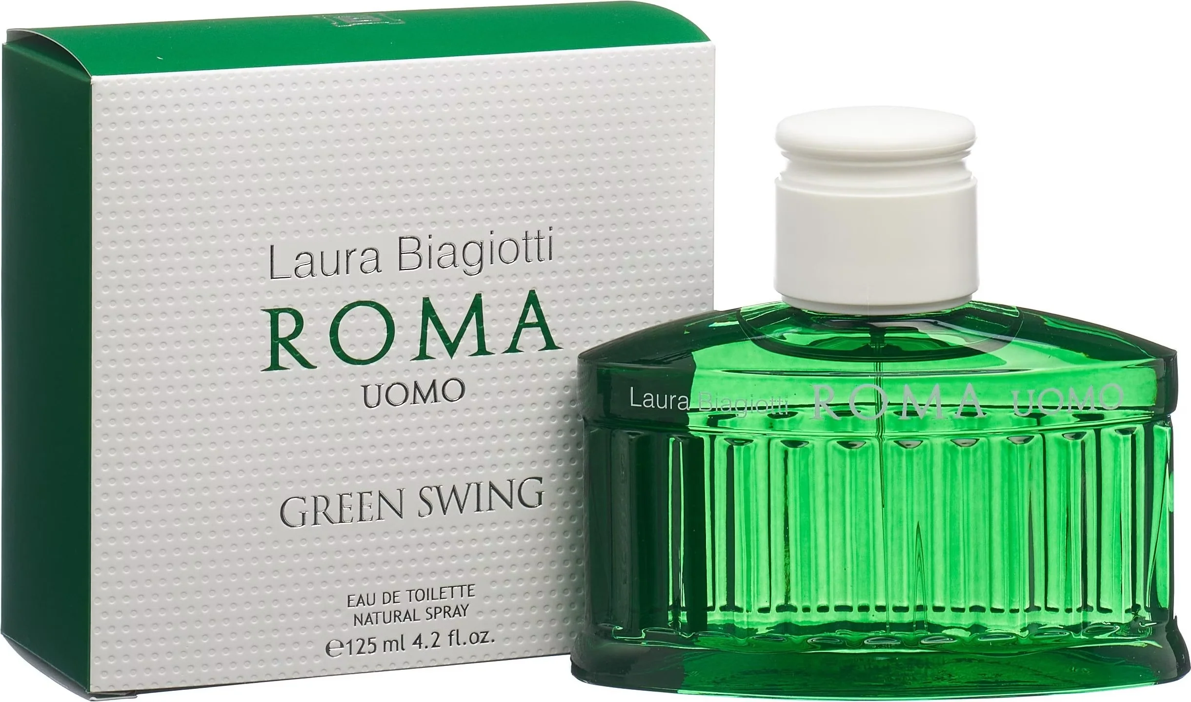 Laura Biagiotti Roma Green Swing Uomo Perfume For Men EDT 125ml - Image 3