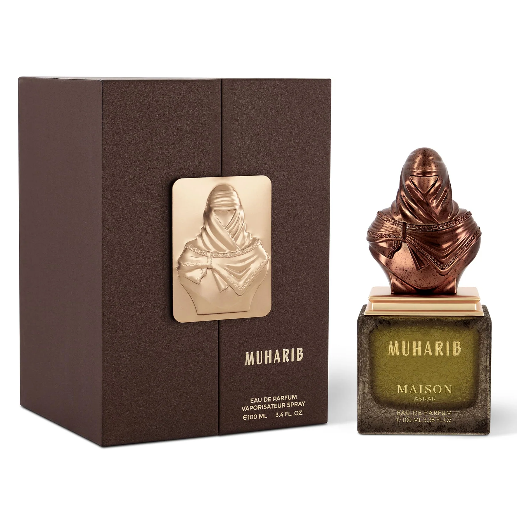 Maison Asrar Muharib Eau De Parfum For Unisex - Aromatic Spicy Perfume 100ml - Image 2