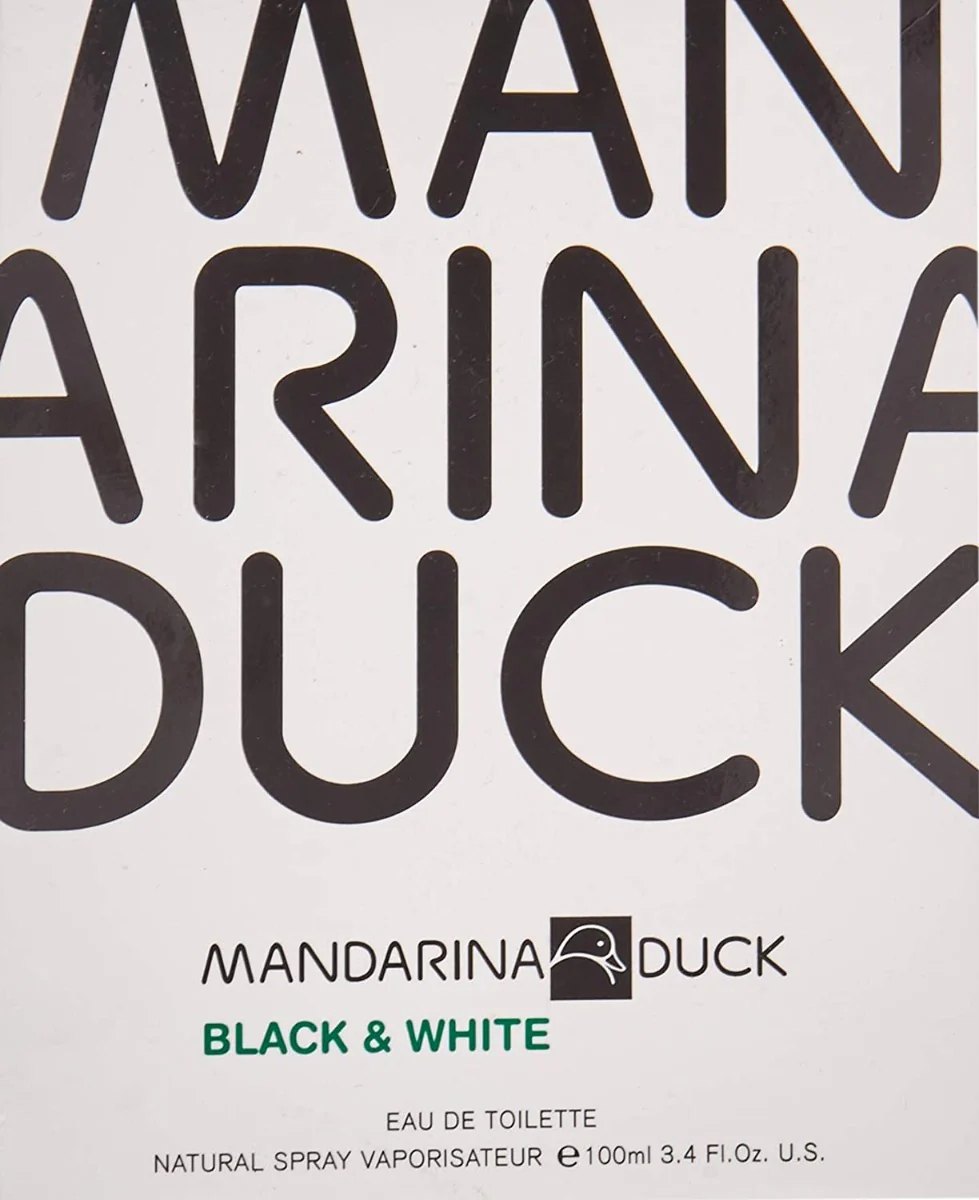 Mandarina Duck Black & White For Men Eau De Toilette, 100 ml - Image 2