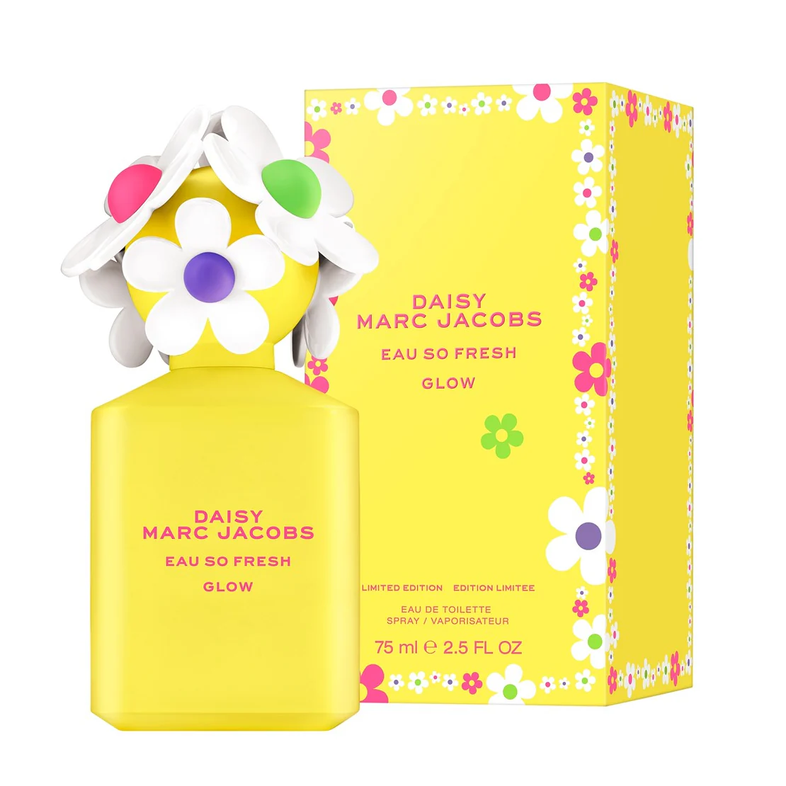 Marc Jacobs Daisy Eau So Fresh Glow Limited Edition Eau De Toilette For Women - Floral Fruity Perfume 75ml - Image 2