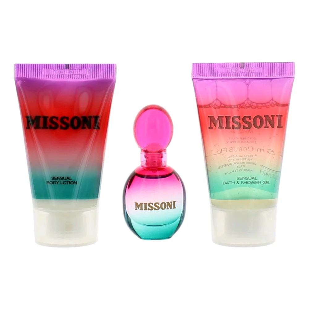 MISSONI FOR WOMEN EDP 5ML+25ML SHAVING GEL+25ML BODY LOTION MINITURE SET