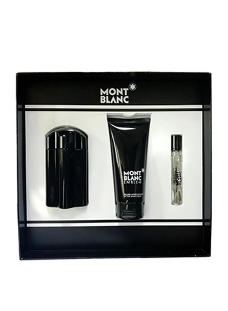 MONT BLANC Emblem Edt 100ml + After Shave100ml + Spray 7.5ml