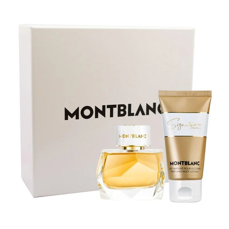 Mont Blanc Signature Absolue For Women Set EDP 50ml + Perfumed Body Lotion 100ml - Image 2