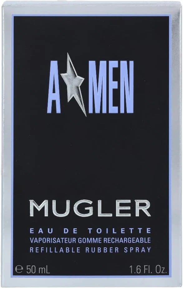 Mugler A Men Rubber Flask Eau De Toilette For Men - Oriental Woody Perfume 50ml Refillable - Image 3