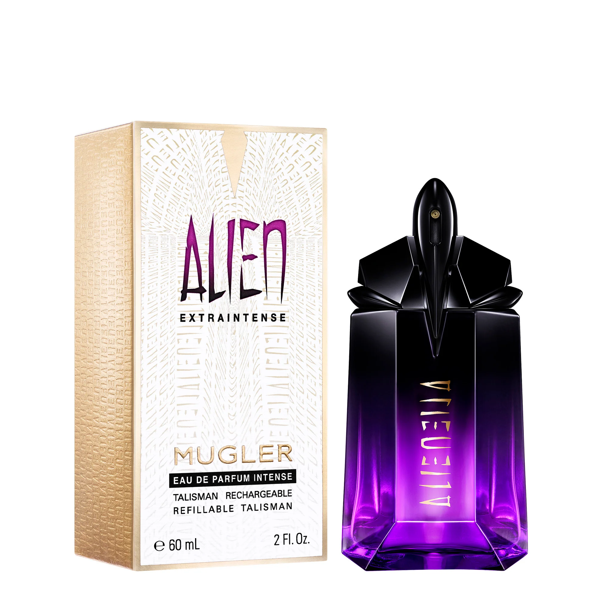 Mugler Alien Extraintense Eau De Parfum Intense For Women - Oriental Floral Perfume 60ml Refillable - Image 2