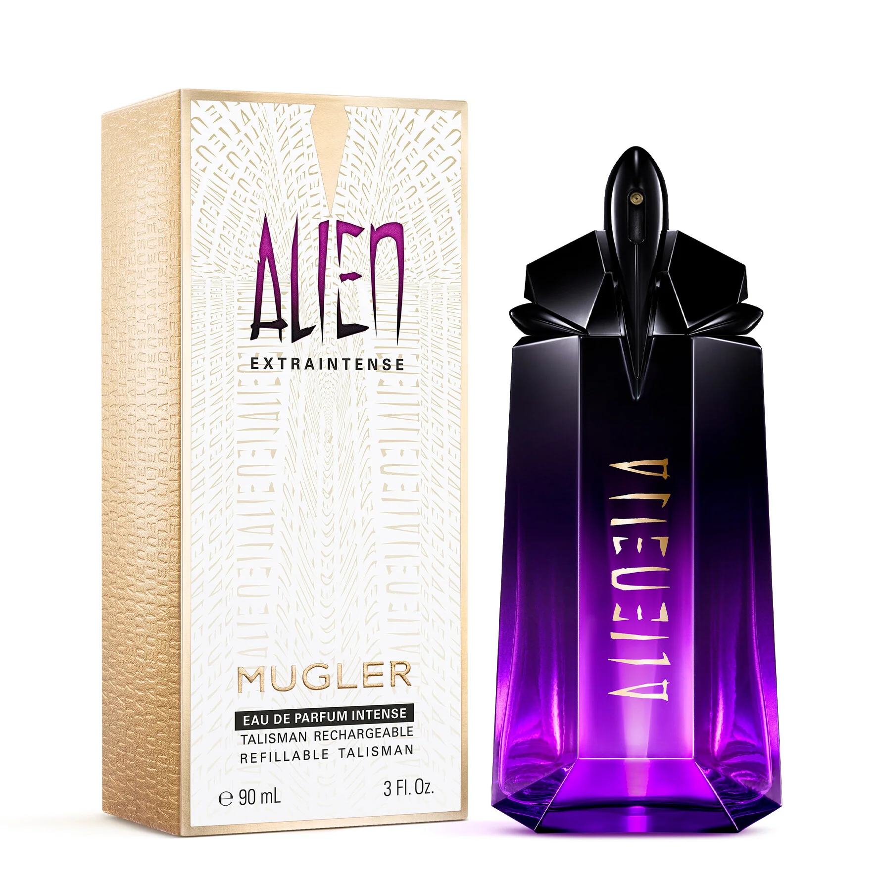 Mugler Alien Extraintense Eau De Parfum Intense For Women - Oriental Floral Perfume 90ml Refillable - Image 2