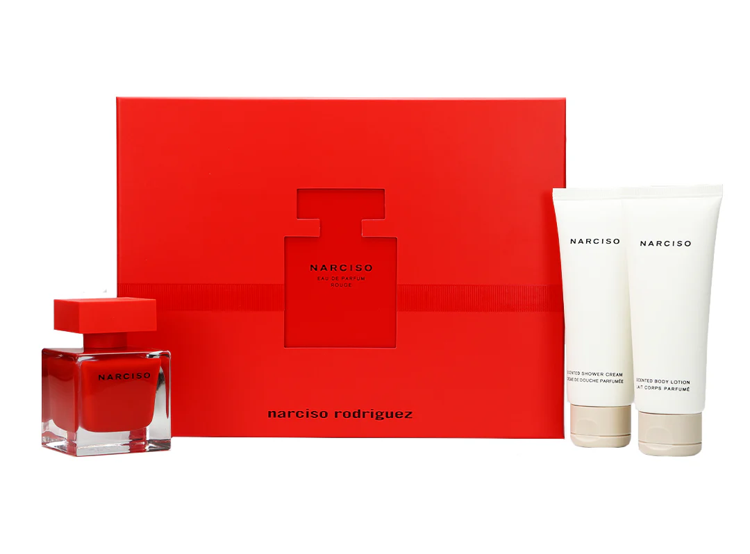 Narciso Rodriguez Narciso Rouge Set For Women EDP 50 ml + Scented Body Lotion 75 ml + Scented Shower Cream 75 ml