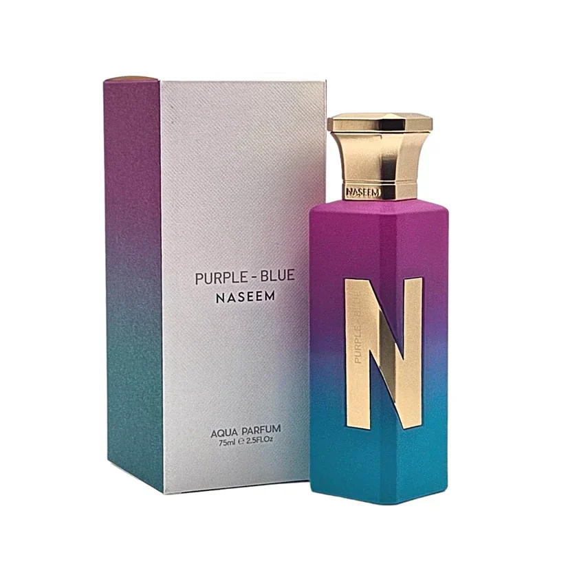 Naseem Purple Blue Perfume For Women Aqua Parfum 75ml - Image 2