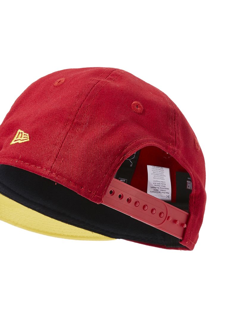 New Era 9fifty Ironman Snapback Cap For Infants, Red, Age 0-2yrs - Image 5