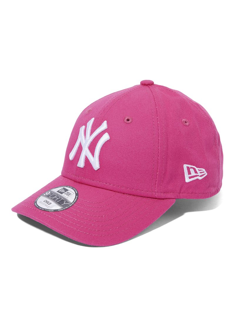 New Era MLB 9forty New York Yankee Cap, Pink, Age 4 -6 Yrs - Image 3