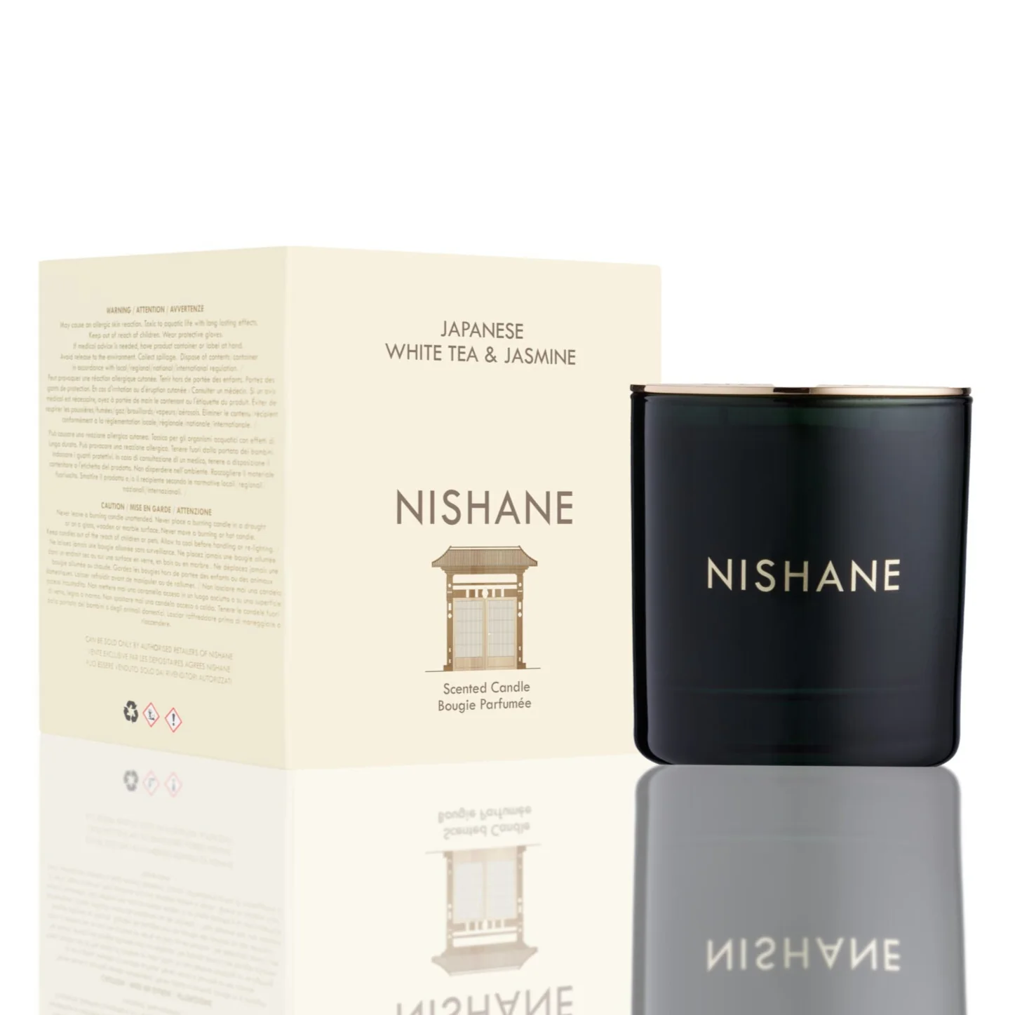 Nishane Japanese White Tea & Jasmine Scented Candle 300gm - Image 3