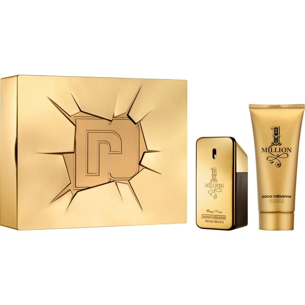 Paco Rabanne 1 Million Gift Set For Men 50ml EDT + Shower gel