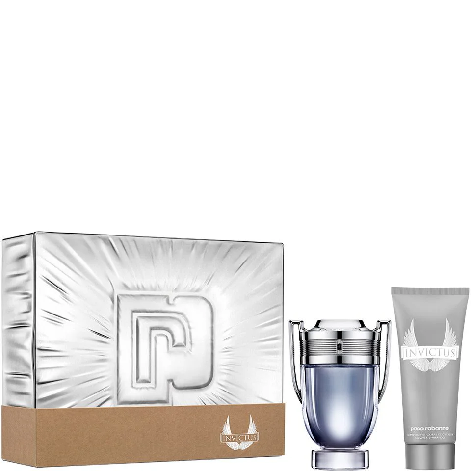 PACO RABANNE INVICTUS GIFT SET FOR MEN EDT 100 ML +SHOWER GEL 100 ML