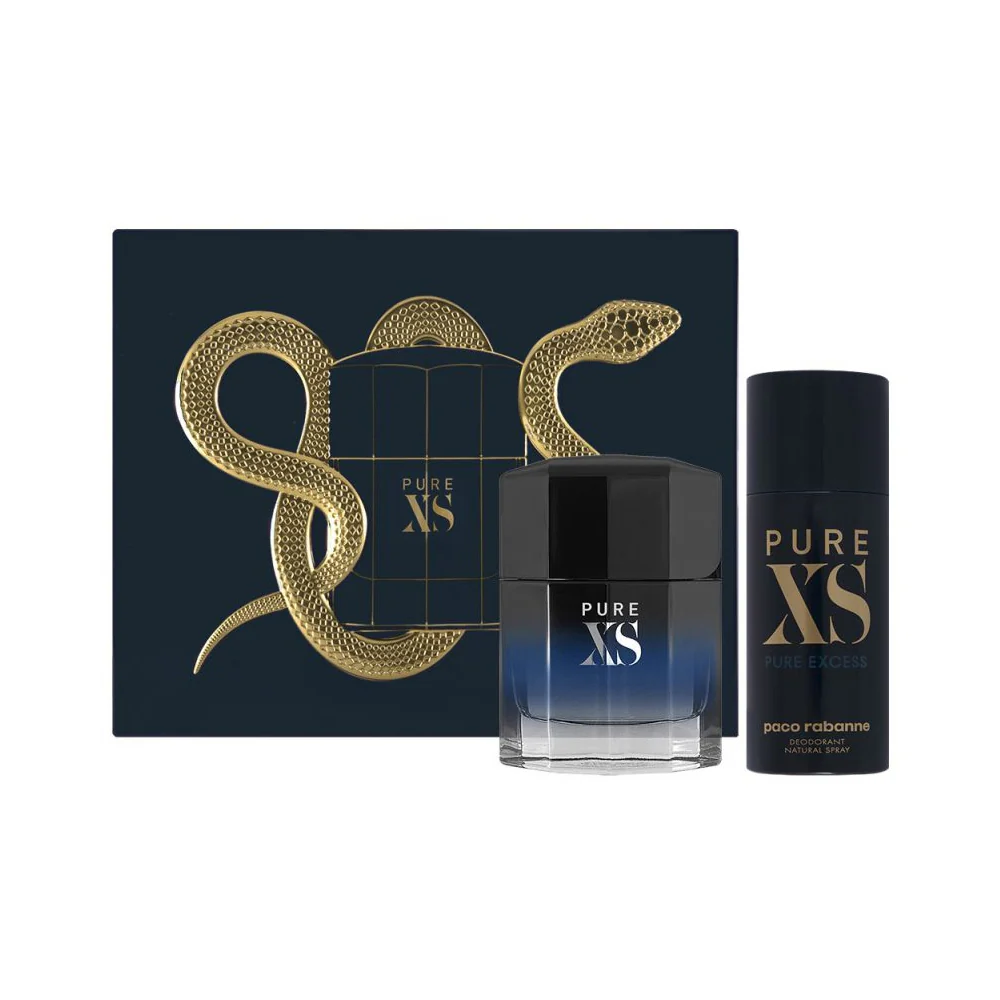 Paco Rabanne Pure XS 2-piece Gift Set For Men 100ml EDT + 150ml Deo