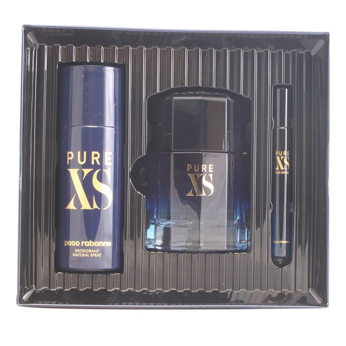 PACO RABANNE PURE XS PURE EXCESS POUR LUI SET FOR MEN EDT 100 ml+EDT 10 ml TRVL SPRY+DEO SPRAY 150 ml - Image 2