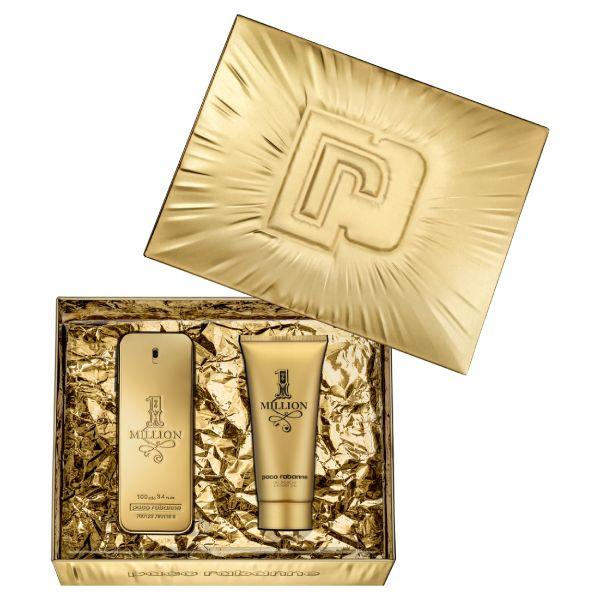PACO RABBANNE 1 MILLION GIFT SET FOR MEN 100 ML EDT + 100 ML SHOWER GEL