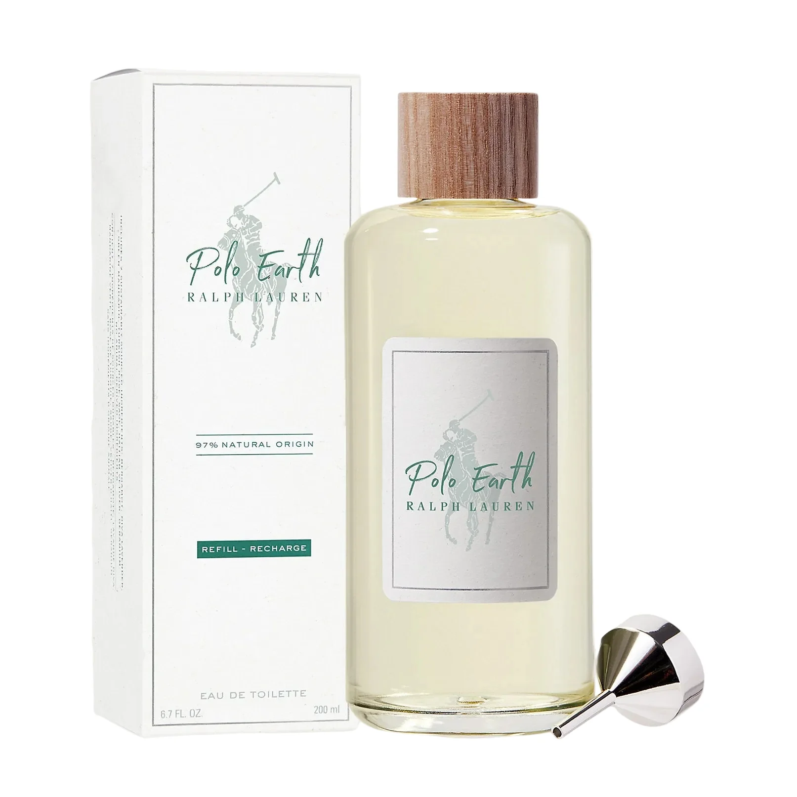 Ralph Lauren Polo Earth Eau De Toilette For Unisex -Citrus & Floral Perfume 200ml Refill - Image 2