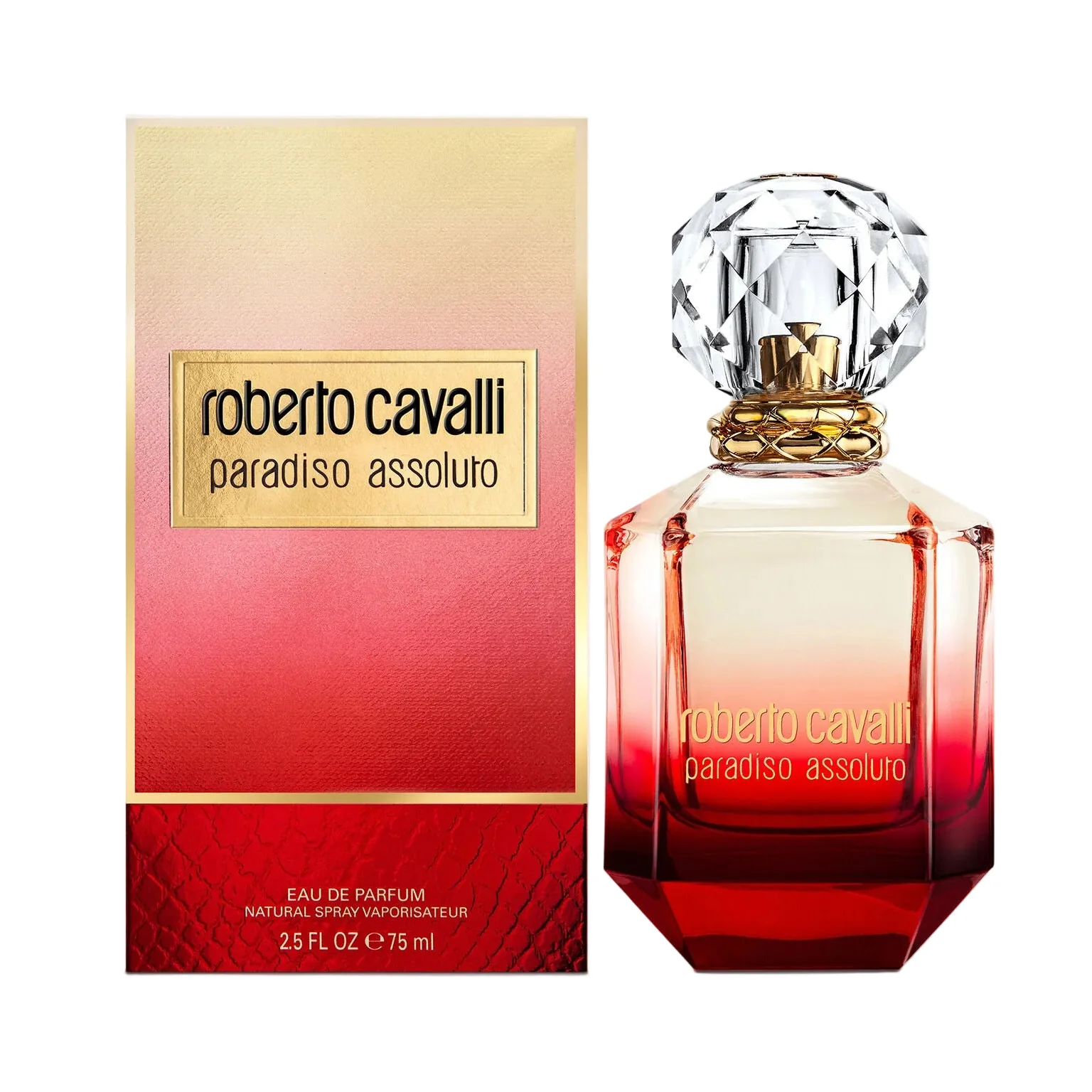 Roberto Cavalli Paradiso Assoluto Eau De Parfum For Women - Chypre Floral Perfume 75ml - Image 2