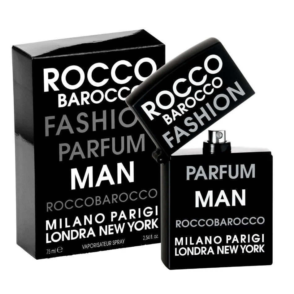 Roccobarocco Fashion Man Perfume For Men EDT 75ml
