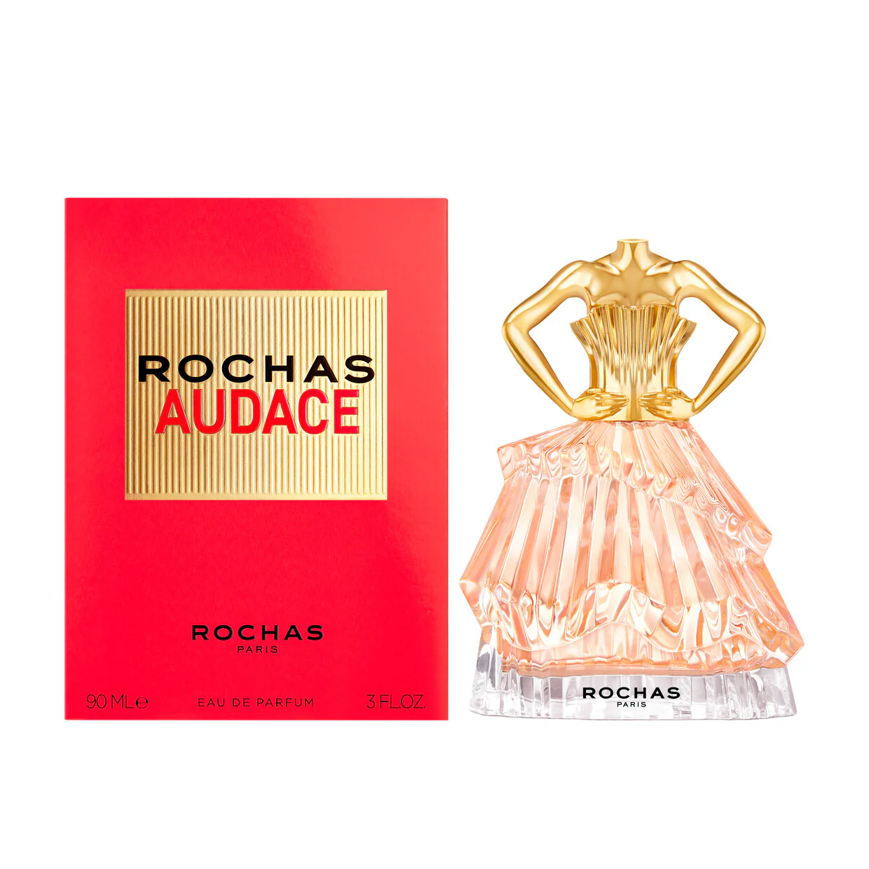 Rochas Audace Eau De Parfum For Women - Floral Fruity Gourmand Perfume 90ml - Image 2